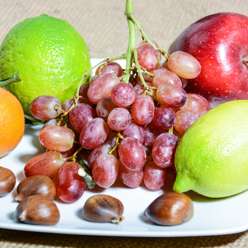 Frutas e legumes do inverno